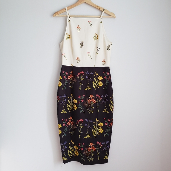 Black & White 🌾 Floral Summer Dress Size 8